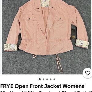 FRYE Women's Pink Utility Jacket